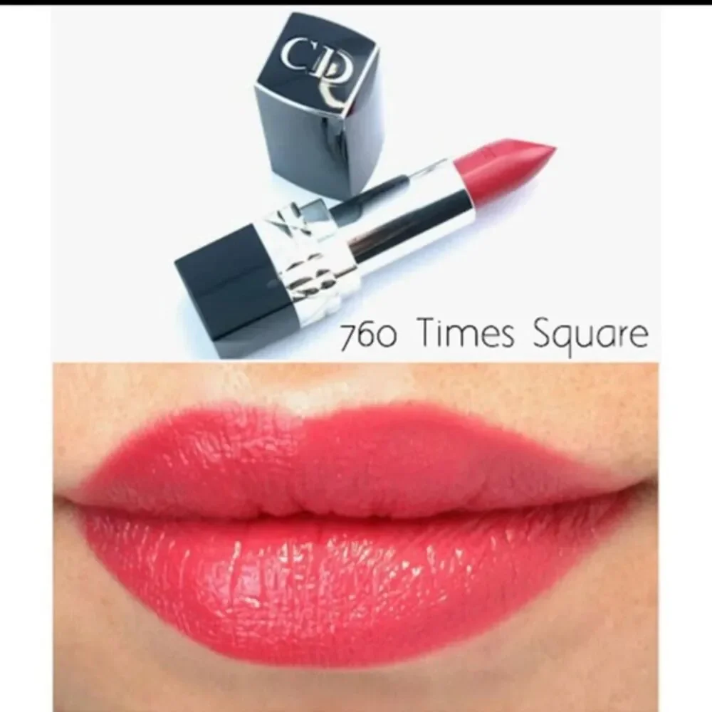 Dior Rogue Couture Color Hydrating Lipstick 760 Time Square Pink Matte NEW 3.5g